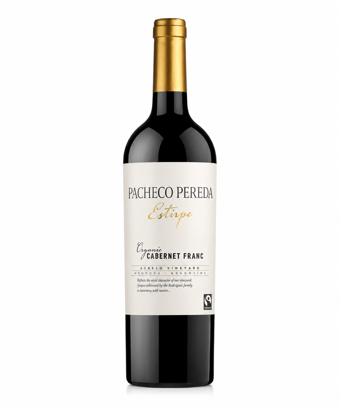 Pacheco Pereda, `Estirpe` Organic Fairtrade, Cabernet Franc, Alto Agrelo, Mendoza, Argentina, 2022