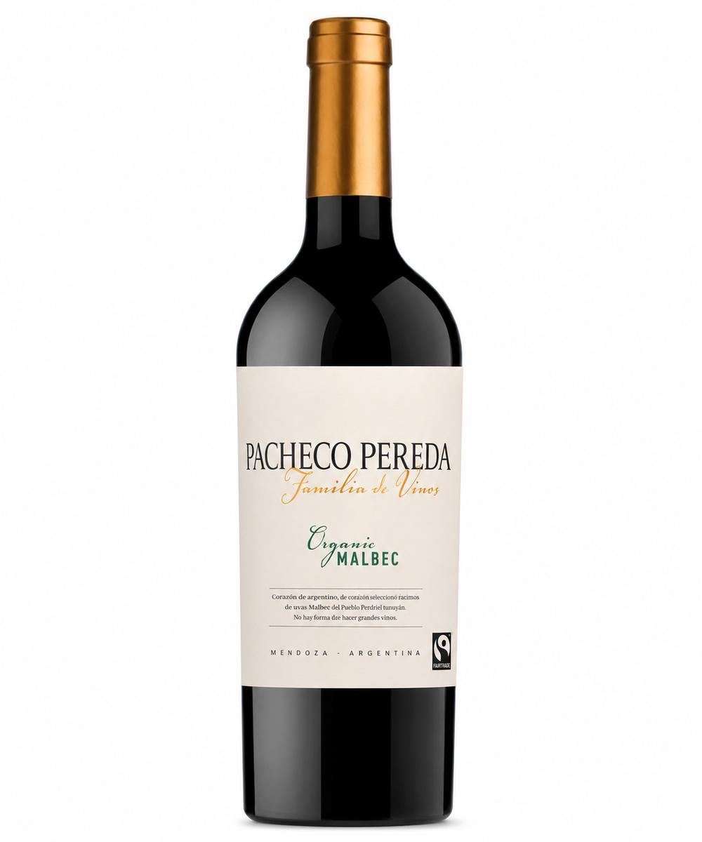 Pacheco Pereda, Organic Fairtrade Malbec, Alto Agrelo, Mendoza, 2024