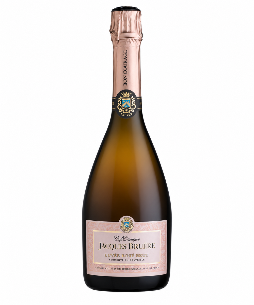 Bon Courage Jacques Bruère, Cap Classique, Cuvée Rosé Brut, Robertson, South Africa, 2018
