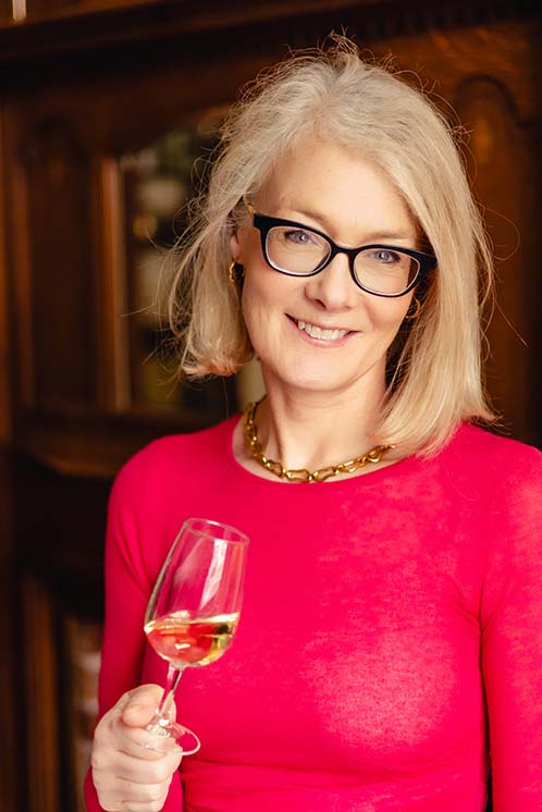 caroline sharley wine by the clock portrait